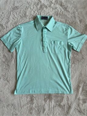 Countess Mara Vintage Mint Green Polo, Size M (see measurements)